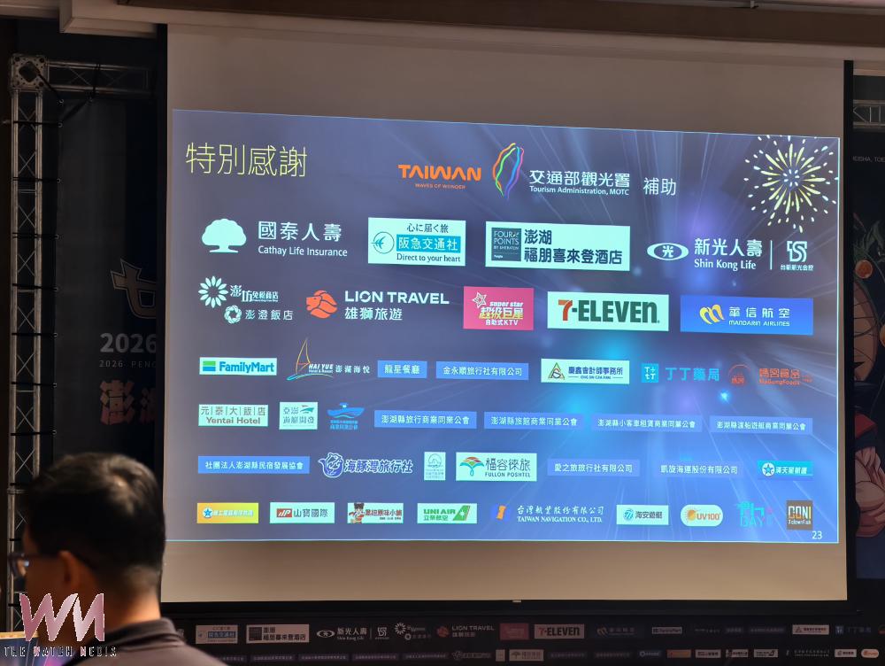 花火節也受到許多企業的支持,總計有40個合作單位共同參與,結合品牌特色與花火展演,打造多元觀光亮點。(圖/郭偉民攝)